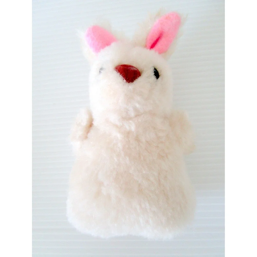 Vintage Chadwick Miller Stuffed Plush Bunny Rabbit Mama Holding Baby Easter 1986